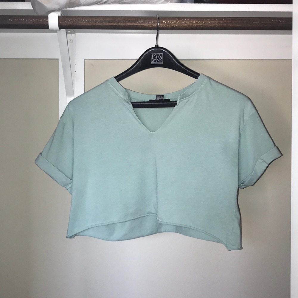 Mint Crop-Top